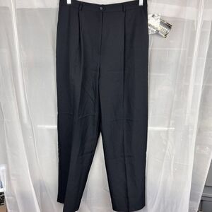 NWT vintage Donizetti womens 12 dresspants trousers black tie formal career